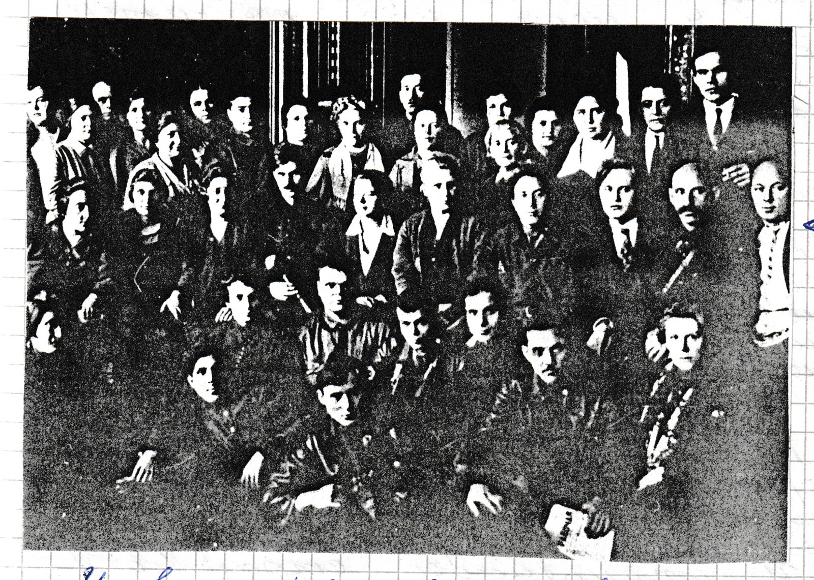 Большая групповая фотография совещания в ЦК